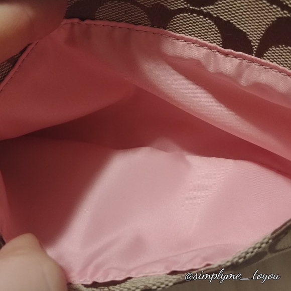 Coach Signature Jacquard CC Wristlet - Picture 3 of 8